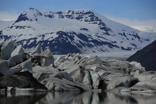 Ghiacciaio Heinabergsjokull Laguna Islanda — Foto Stock