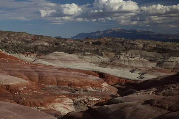 Vue Des Formations Rocheuses Rouges Dans Parc National Capitol Reef — Photo