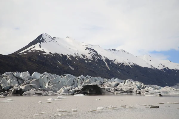 Heinabergsjokull Ledovec Laguna Islandu — Stock fotografie