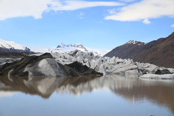 Heinabergsjokull Gletsjer Lagune Ijsland — Stockfoto