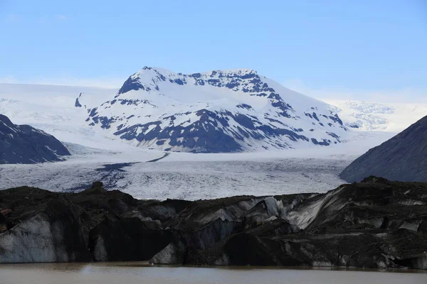 Heinabergsjokull Gletscher Und Lagune Island — Stockfoto