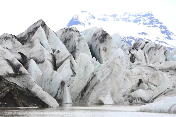 Heinabergsjokulls Glaciär Och Lagun Island — Stockfoto