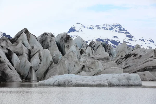 冰岛的Heinabergsjokull冰川和环礁湖 — 图库照片