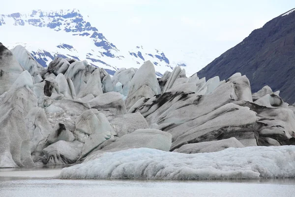 Geleira Lagoa Heinabergsjokull Islândia — Fotografia de Stock