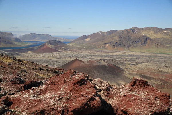 Paisaje Volcánico Islandia Berserkjahraun Snaefellsnes — Foto de Stock