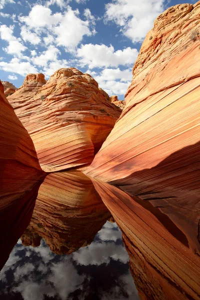 Rotsformaties North Coyote Buttes Onderdeel Van Het Vermilion Cliffs National — Stockfoto