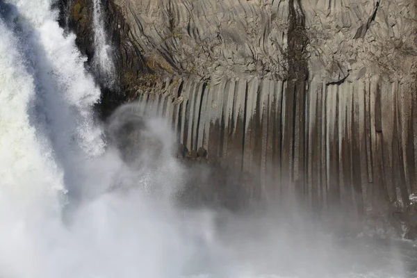 Aldeyjarfoss Vodopád Řece Skjalfandafljot Severním Islandu — Stock fotografie