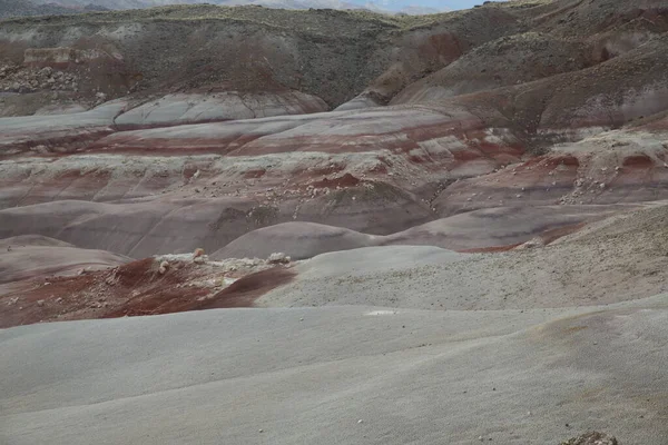 Vue Des Formations Rocheuses Rouges Dans Parc National Capitol Reef — Photo