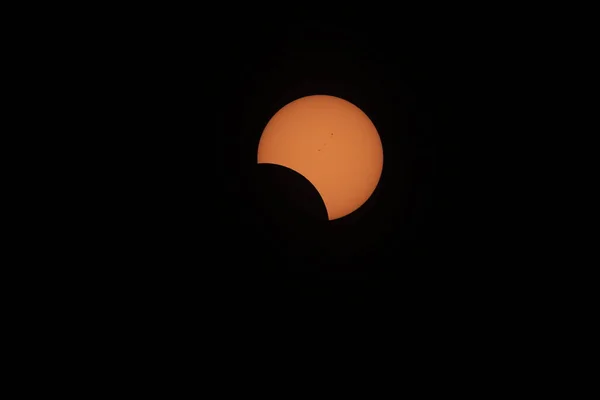 Sun Eclipse August 2017 Kimberly Different Stages Oregon Usa — Stock Photo, Image