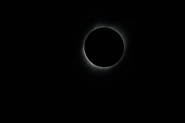 Eclipse Solar Agosto 2017 Kimberly Estágios Diferentes Oregon Eua — Fotografia de Stock