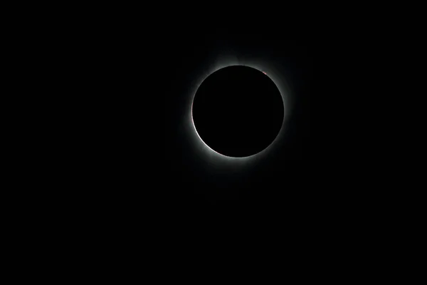 Eclipse Solar Agosto 2017 Kimberly Estágios Diferentes Oregon Eua — Fotografia de Stock