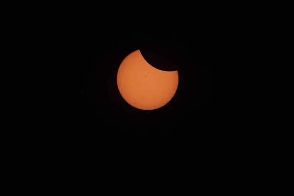 Sun Eclipse August 2017 Kimberly Different Stages Oregon Usa — Stock Photo, Image