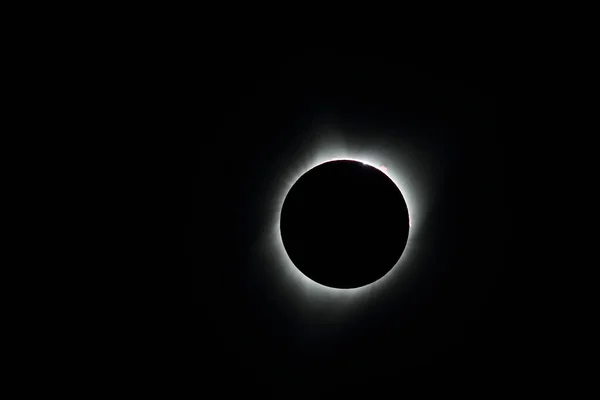 Eclipse Solar Agosto 2017 Kimberly Estágios Diferentes Oregon Eua — Fotografia de Stock