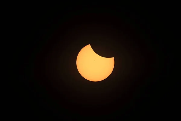 Eclipse Solar Agosto 2017 Kimberly Estágios Diferentes Oregon Eua — Fotografia de Stock