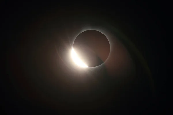 Eclipse Solar Agosto 2017 Kimberly Estágios Diferentes Oregon Eua — Fotografia de Stock