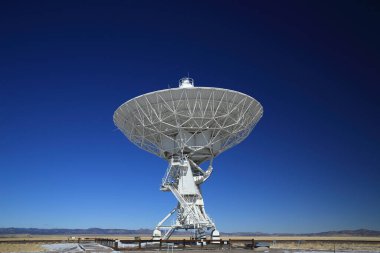Very Large Array satellite dishes t in New Mexico clipart