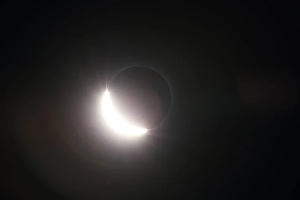 Eclipse Sol Agosto 2017 Kimberly Diferentes Etapas Oregon — Foto de Stock