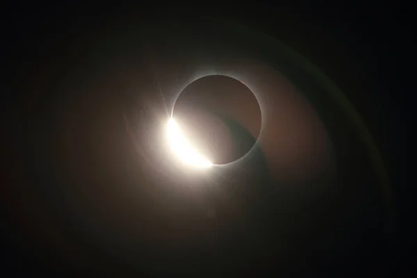 Eclipse Solar Agosto 2017 Kimberly Estágios Diferentes Oregon Eua — Fotografia de Stock
