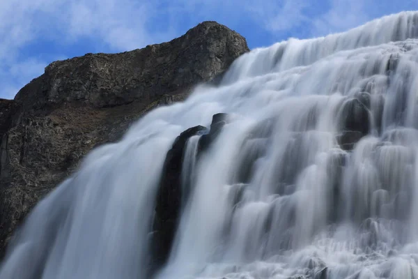 Dynjandi Waterfall Westfifords Iceland — 스톡 사진