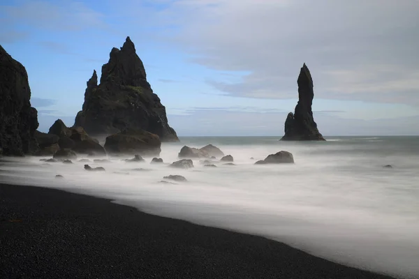 Reynisfjara Black Sand Beach Must Islanda — Foto Stock