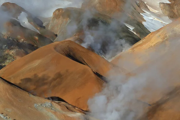 Kerlingarfjoll Або Ogress Mountains Rhyolite Mountains Гірський Хребет Розташований Високогір — стокове фото