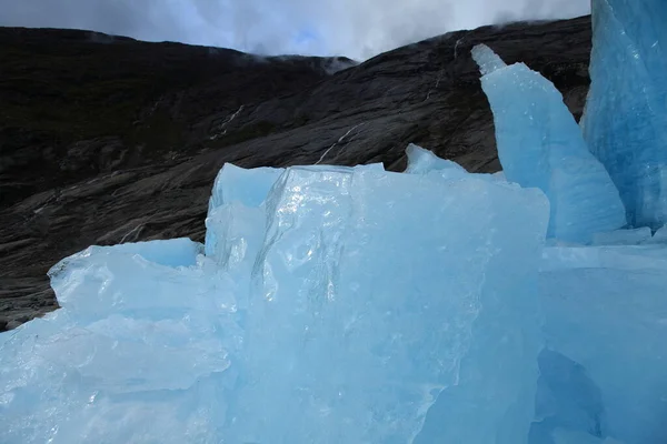 Nigardsbreen Ledovec Údolí Jostedalen Národní Park Jostedalbreen Norsko — Stock fotografie