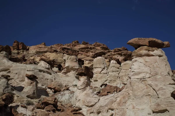 White Hoodo Toadstool Hoodo Rimrocks Grand Staircase Escalante National Monument — ストック写真