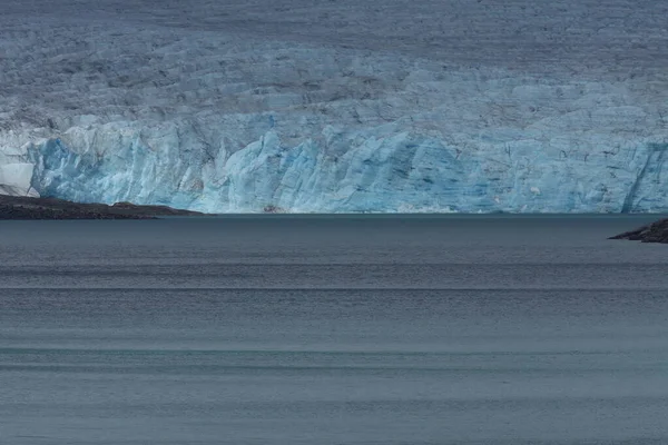 Styggevatnet Lodowcem Austdalsglacier Tle Norwegia — Zdjęcie stockowe