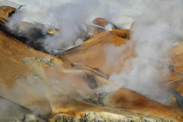 케를링 레이오 라이트 아이슬란드 지대에 위치한 화산지대 — 스톡 사진