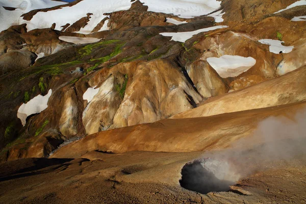 Kerlingarfjoll Або Ogress Mountains Rhyolite Mountains Гірський Хребет Розташований Високогір — стокове фото