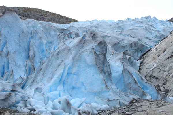 Glaciar Nigardsbreen Valle Jostedalen Parque Nacional Jostedalbreen Noruega —  Fotos de Stock