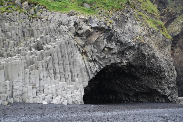 Reynisfjara Black Sand Beach Een Must See Ijsland — Stockfoto