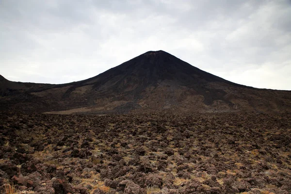 Park Narodowy Tongariro Wzdłuż Przejścia Alpejskiego Tongariro Nowa Zelandia — Zdjęcie stockowe