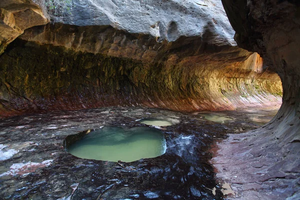 Der Subway Zion National Park Utah — Stockfoto