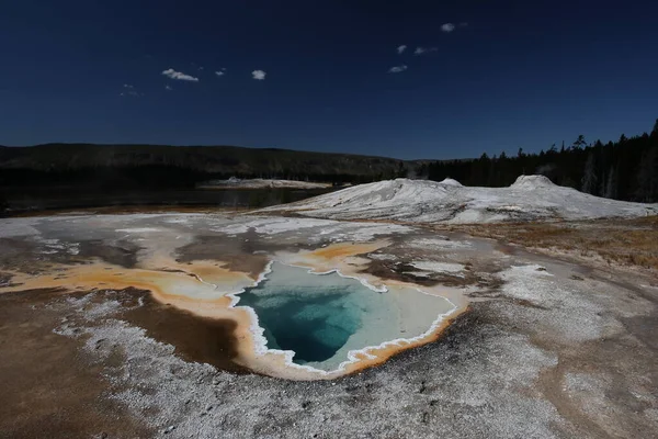 Heart Spring Upper Geyser Basin Yellowstone National Park — Stock Photo, Image