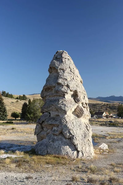 Mammoth Hot Springs Dans Parc National Yellowstone Wyoming — Photo