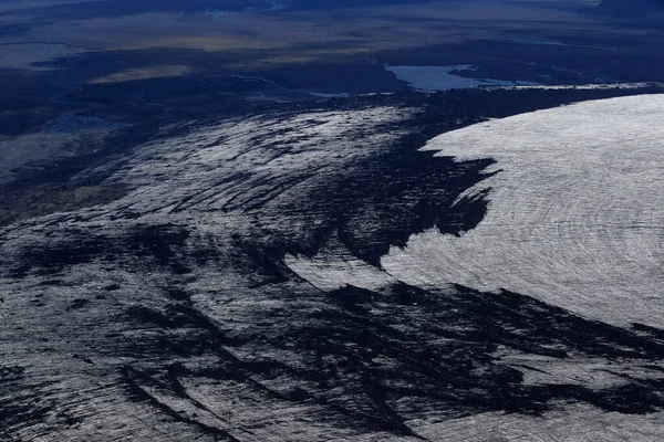 Παγετώνας Krossarjokull Myrdalsjokull Παγόβουνο Από Ψηλά Ισλανδία — Φωτογραφία Αρχείου