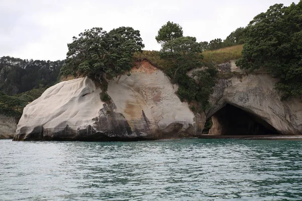 Famosa Zona Cathedral Cove Coromandel Nuova Zelanda — Foto Stock