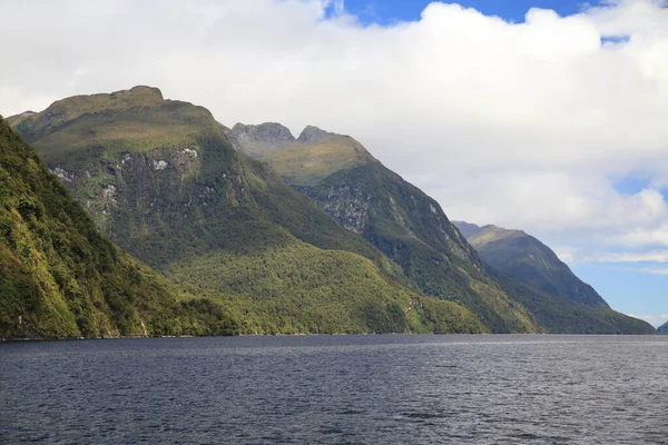 Doubtful Sound Fiordland Far South West New Zealand — Stock Photo, Image