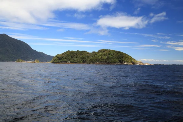Αμφιβολικός Ήχος Στο Fiordland Στα Νοτιοδυτικά Της Νέας Ζηλανδίας — Φωτογραφία Αρχείου