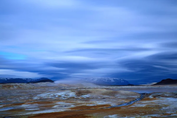 Геотермальна Зона Намаф Біля Озера Міватн Північно Східна Частина Ісландії — стокове фото