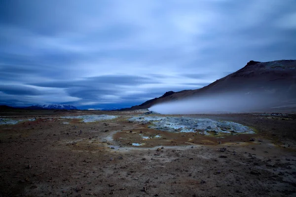 Namafjall Área Geotérmica Cerca Del Lago Myvatn Área Noreste Islandia — Foto de Stock