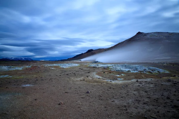 Namafjall Área Geotérmica Cerca Del Lago Myvatn Área Noreste Islandia — Foto de Stock