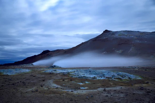 Namafjall Área Geotérmica Cerca Del Lago Myvatn Área Noreste Islandia —  Fotos de Stock