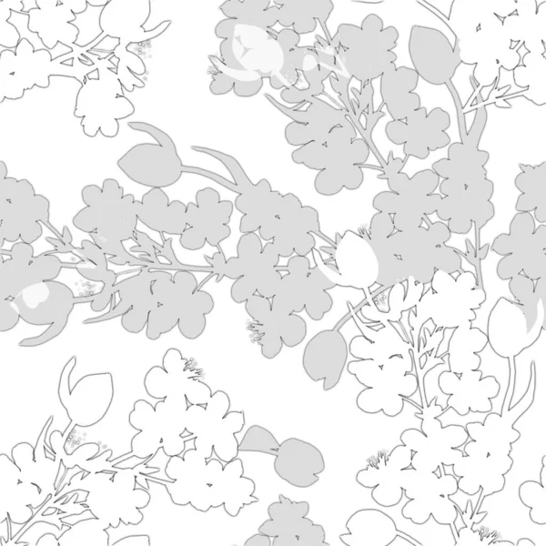 Dekoratif Bahar Buketi Çiçekler Lale Beyaz Arka Plan Üzerinde Çiçek — Stok fotoğraf