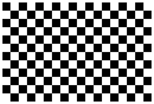 チェッカーボード チェッカーとチェスの黒と白の背景 グリッド付きの正方形のパターン チェックされた床 ボード テーブル レースの旗 開始と終了します ゲームのグラフィック長方形 ベクトル — ストックベクタ
