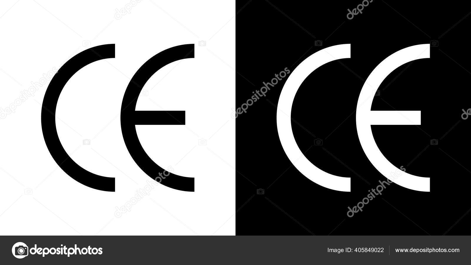 Ce图标欧洲证书的符号质量的标志符合安全的标志制造商的包装估计欧元认证产品的安全标签和贴纸图库矢量图©Wise_ant 405849022