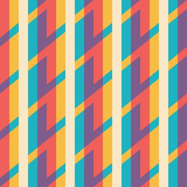 Arkaplan tasarımı. Soyut geometrik dikişsiz desen. Vektör illüstrasyonu. 