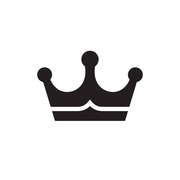 Crown Simge Tasarımı. Vektör illüstrasyonu.  