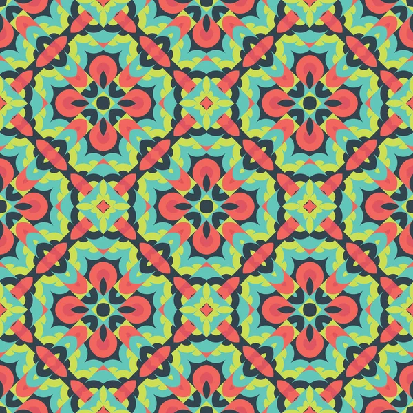 Arkaplan soyut geometrik tarzı. Kusursuz desen tasarımı. Egzotik boho trend arkaplanı. Doğa çiçekleri. Vektör illüstrasyonu. 